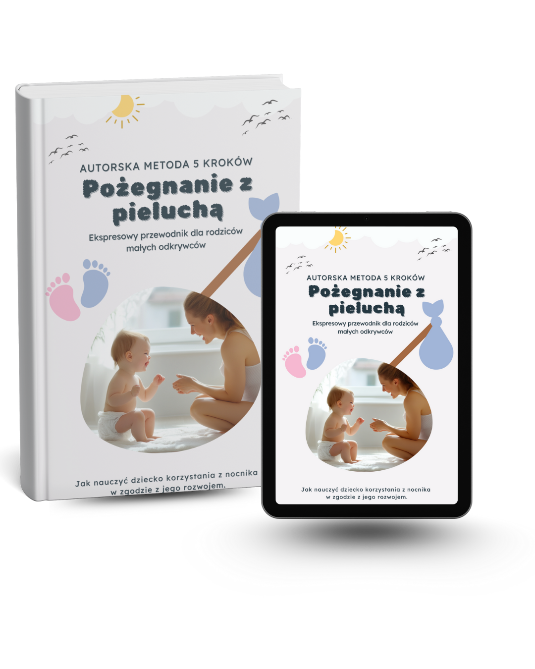 Okładka ebooka „Pożegnanie z pieluchą”